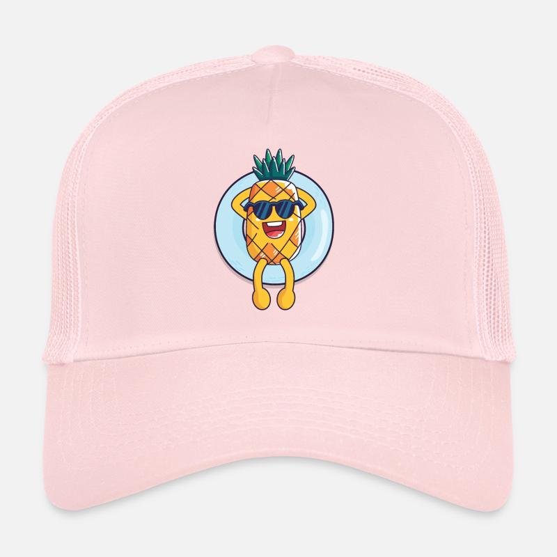 Cool floating pineapple Trucker Cap