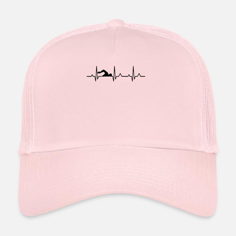 Herzschlag Schwimmen Trucker Cap