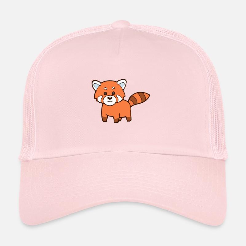Roter Panda - Trucker Cap - Hellrosa