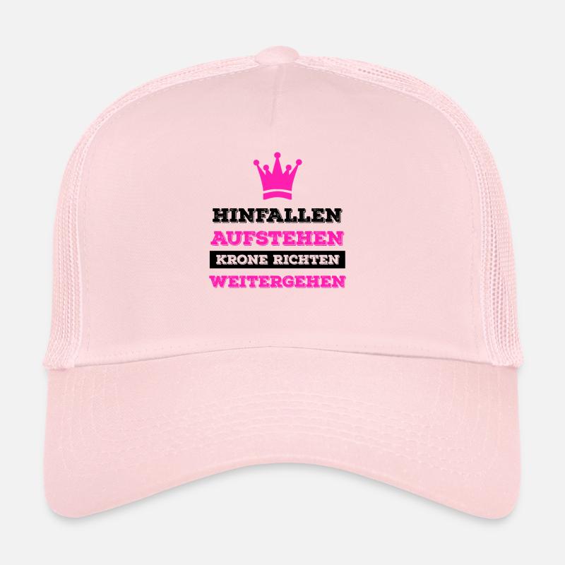 Tomber debout Debout la couronne Casquette trucker 