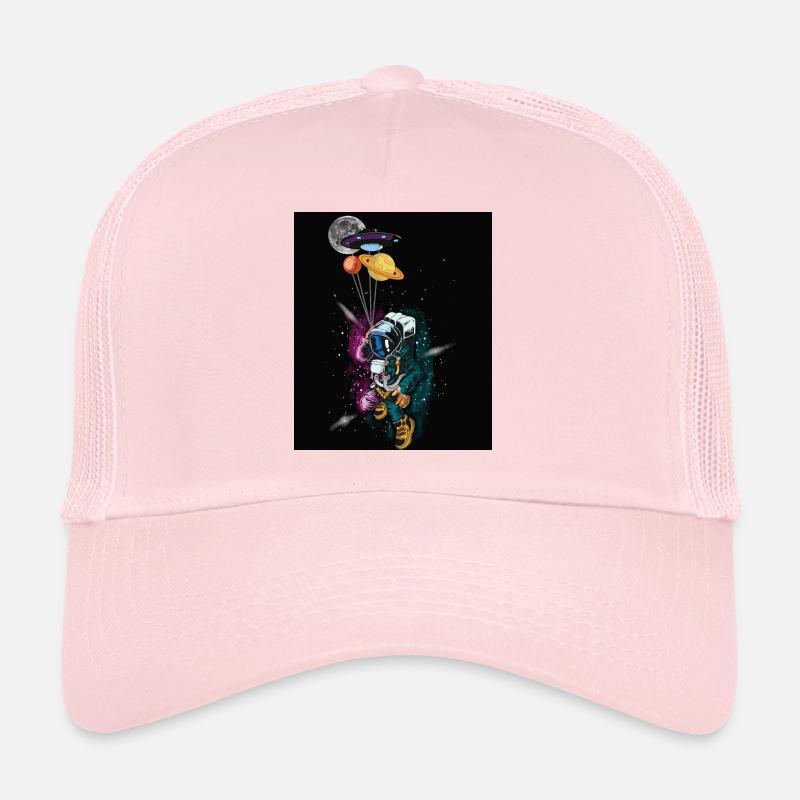 Astronaute spatial - Casquette trucker  - rose pâle