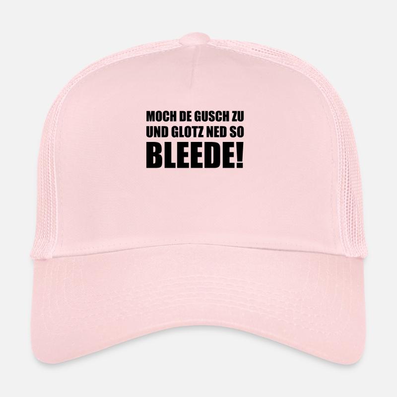 Phrase amusante Ossi saxon dialecte Saxe Casquette trucker 
