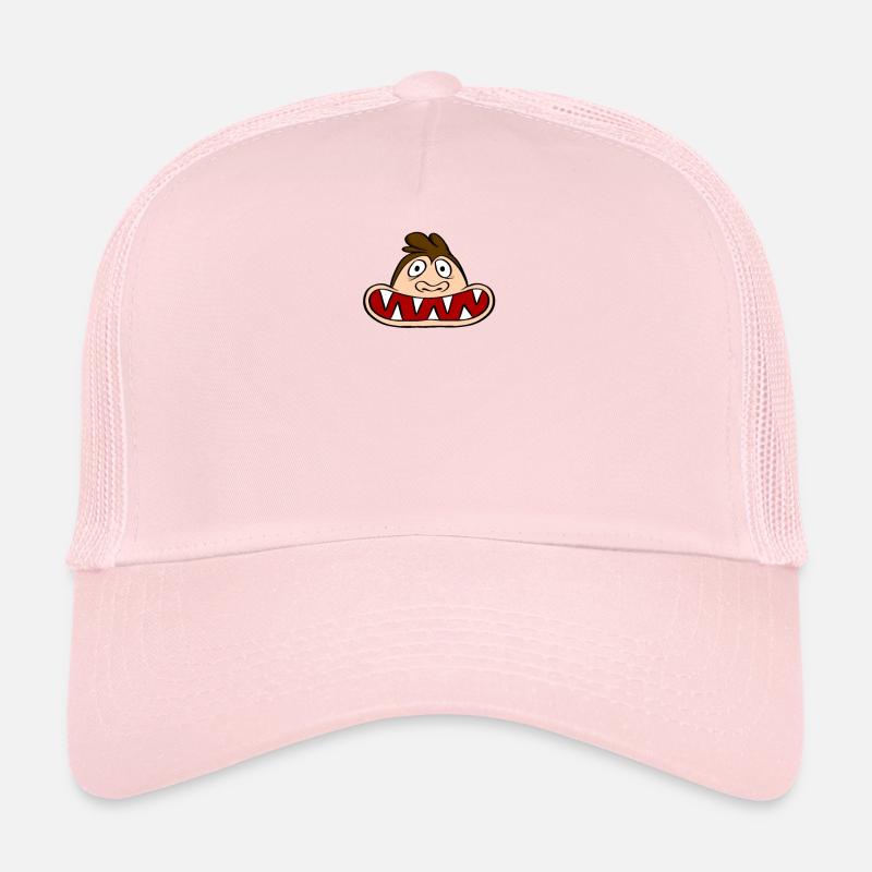Monkey with large mouth - Trucker Cap - pale pink