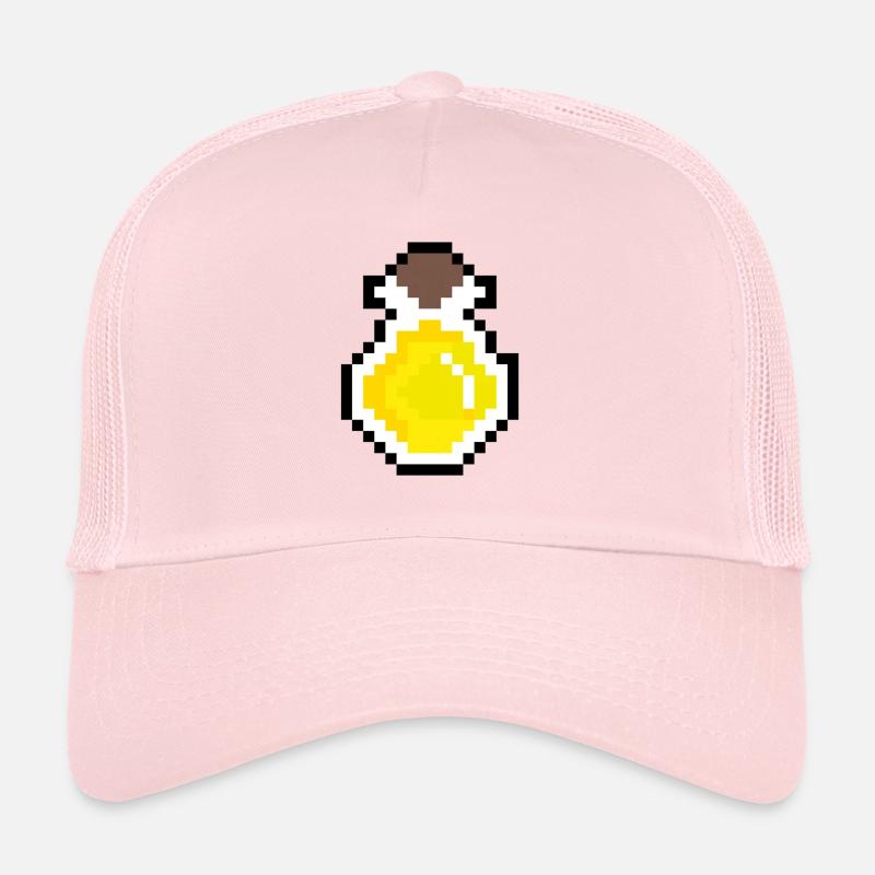 Potion jaune pixels Casquette trucker 