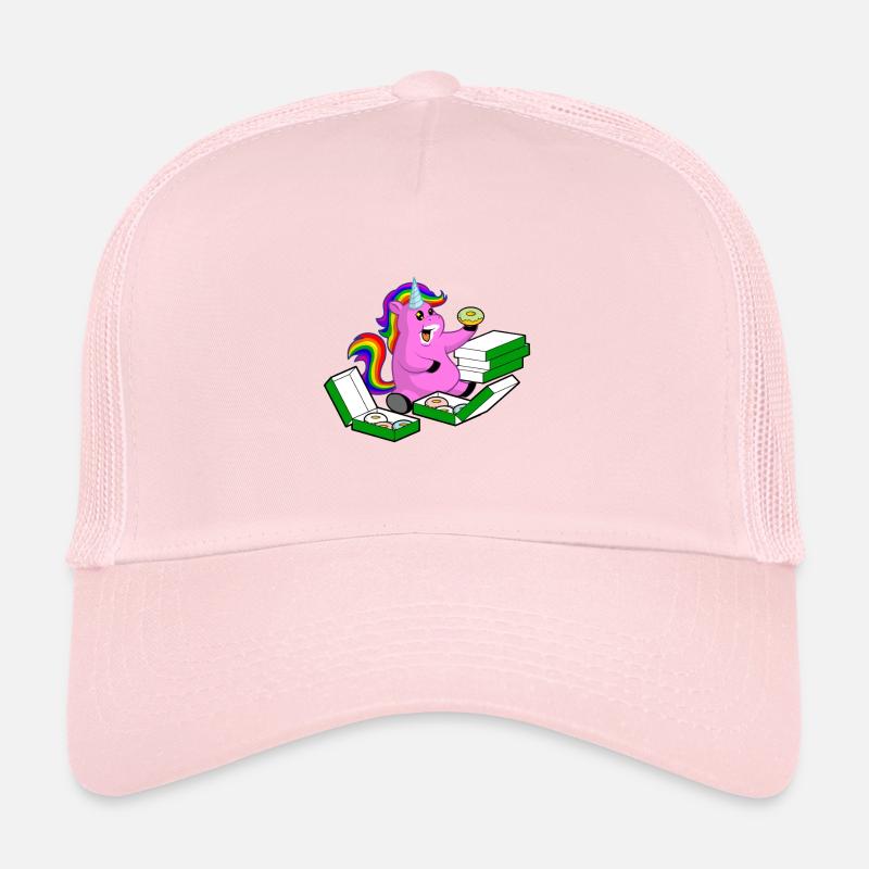 Unicorn donut cute-chubby unicorn gift Trucker Cap