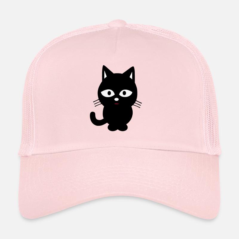 chat noir Casquette trucker 