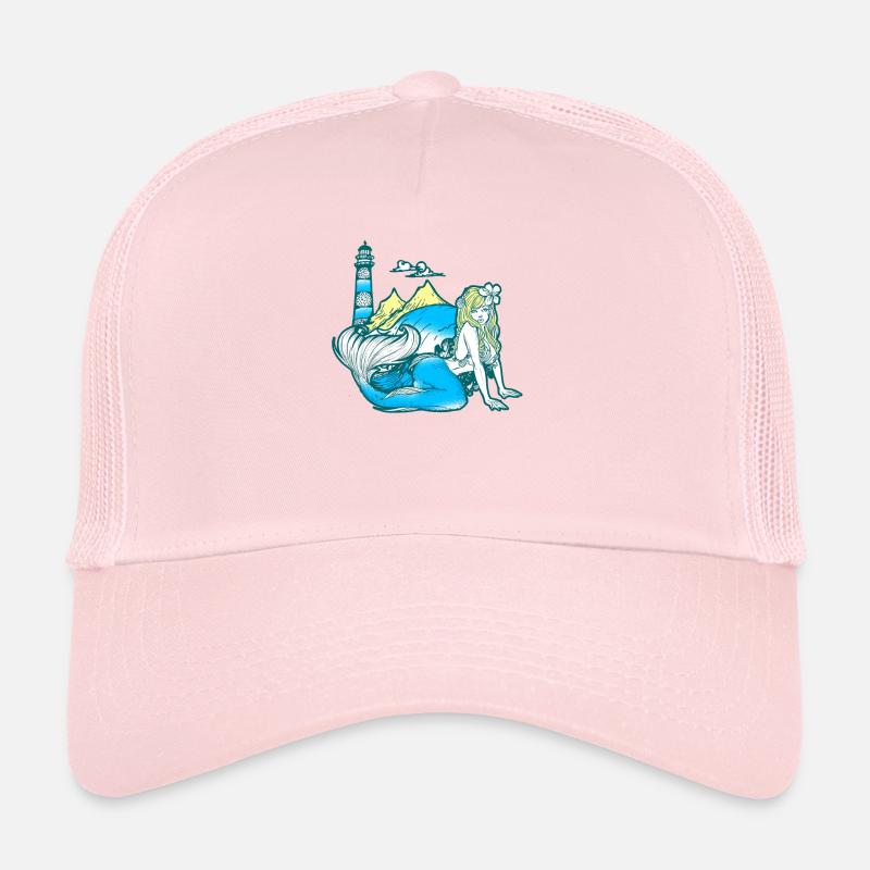 Sirène sirène sirène conte de fées Casquette trucker 