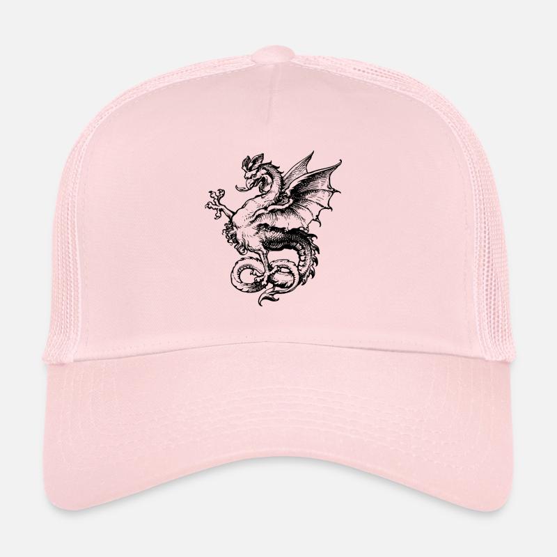 dragon - Casquette trucker  - rose pâle