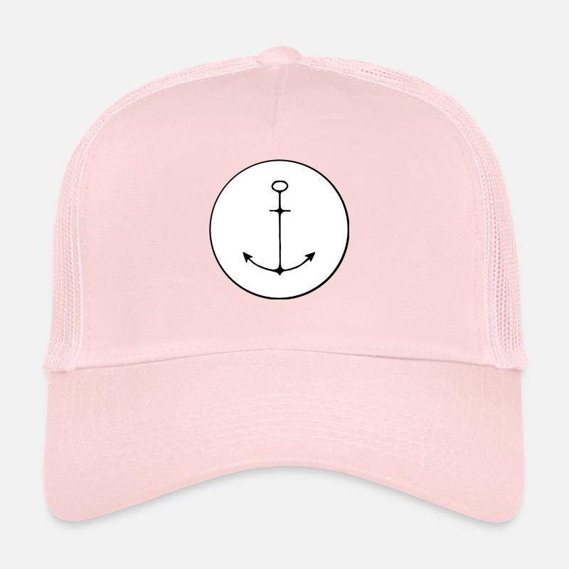 Les gars avec l'ancre Casquette trucker 