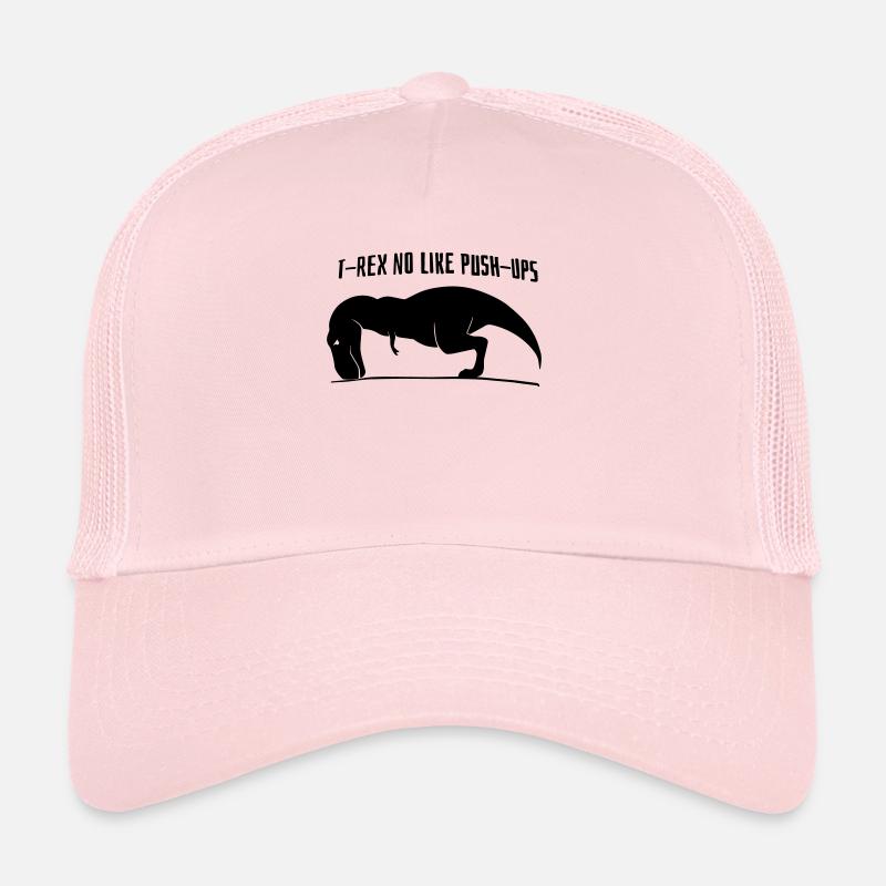 T-Rex no like Push-Ups Trucker Cap