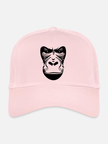 Gorilla - Trucker Cap - Hellrosa