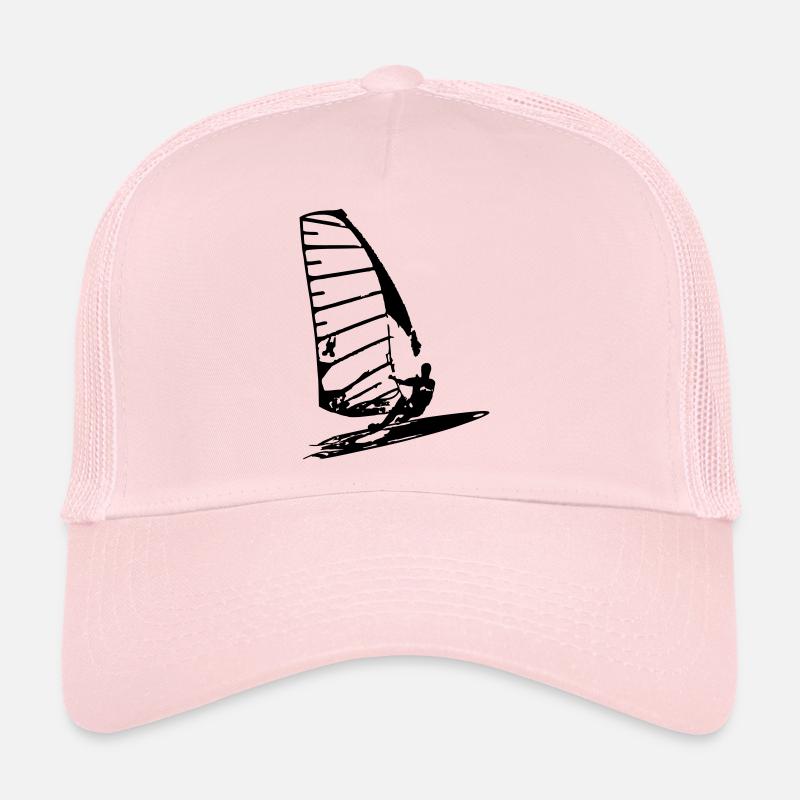 PlancheCà Voile 4 - Casquette trucker  - rose pâle