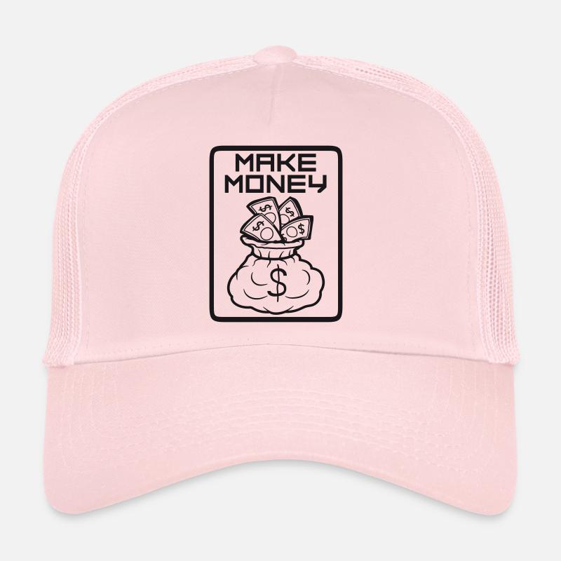Bouclier de gagner de l’argent Casquette trucker 