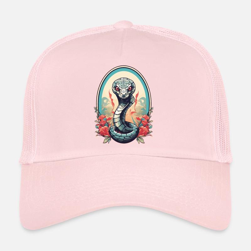 Serpent cobra Casquette trucker 