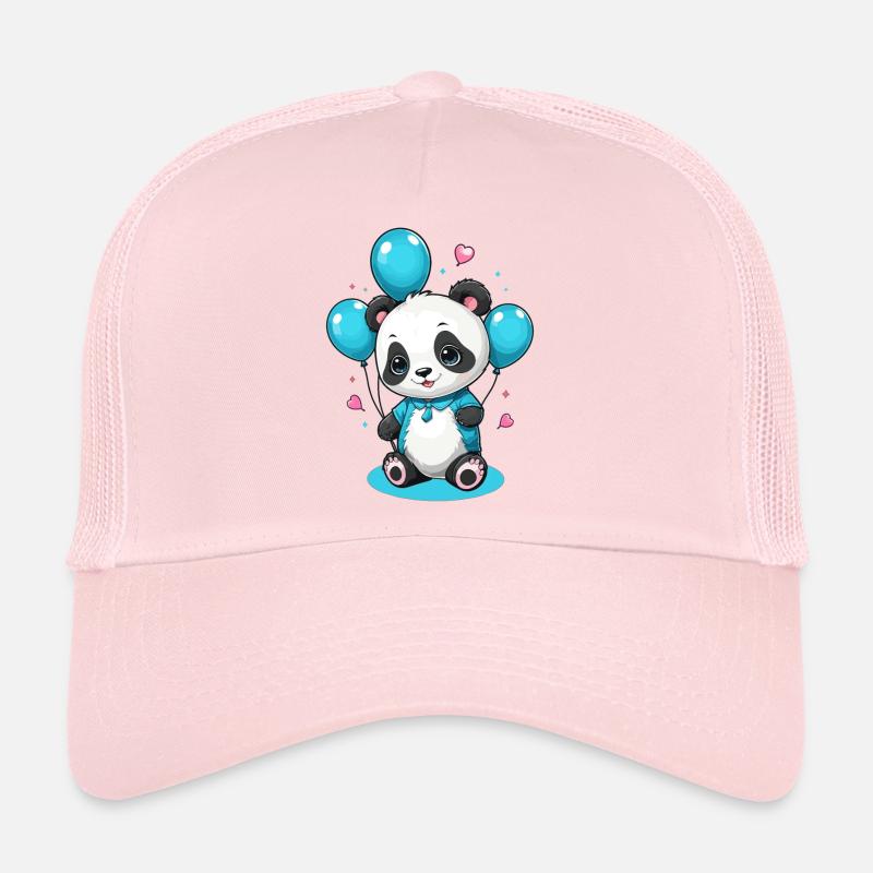 Süße Panda Bär - Trucker Cap - Hellrosa