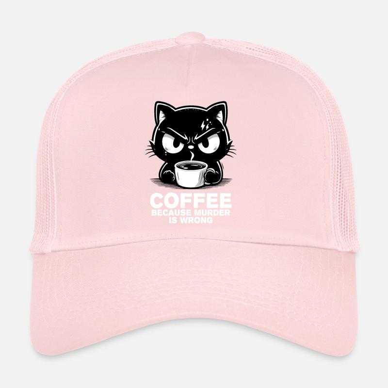 Le meurtre est mal (sombre) Casquette trucker 