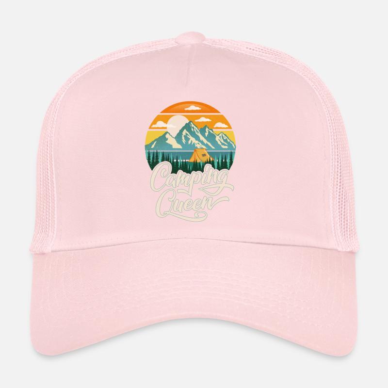 Camping - Trucker Cap - Hellrosa