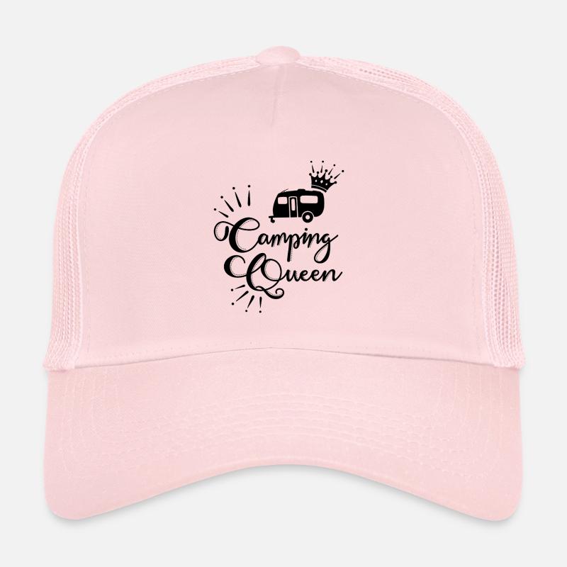 Camping Queen Wohnwagen - Trucker Cap - Hellrosa