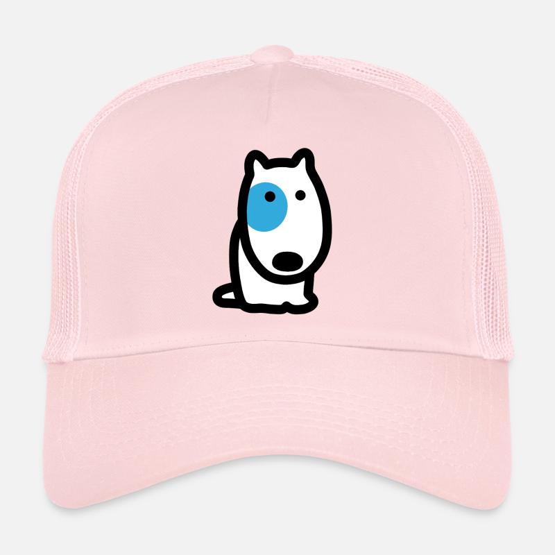 CORSO LE CHIEN à l'oeil bleu (face) Casquette trucker 