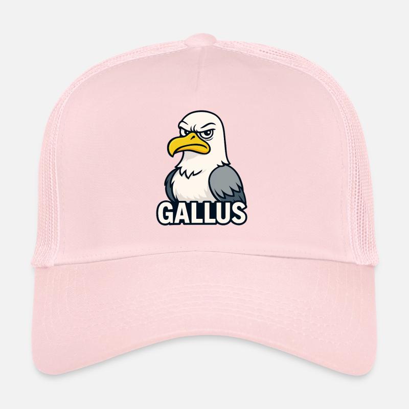 Kühner Adler Maskottchen Illustration Trucker Cap