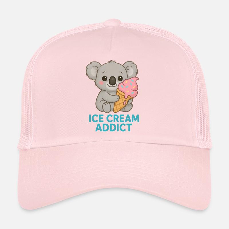 IceCream Addict - Trucker Cap - pale pink