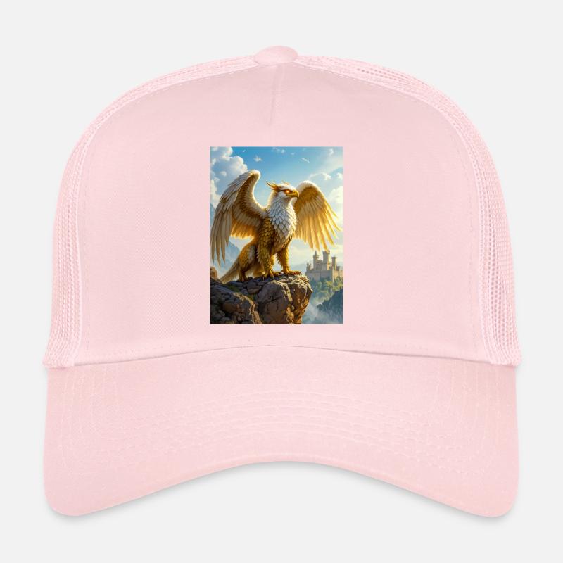Griffon plongeur, corps de lion, ailes d'aigle, chasse Casquette trucker 