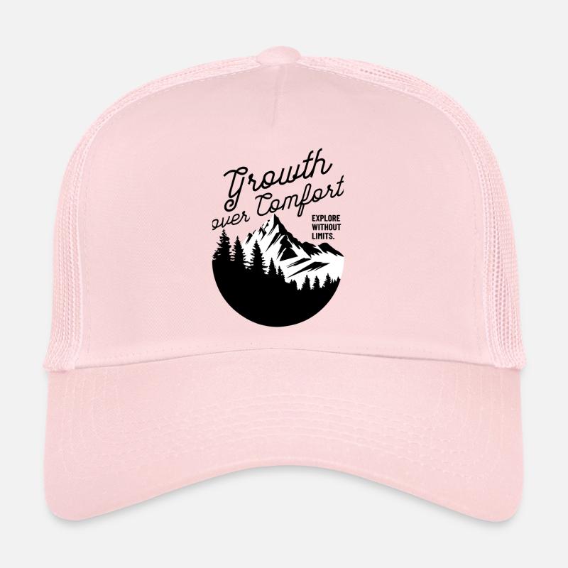 Minimale Berglandschaftssilhouette Trucker Cap