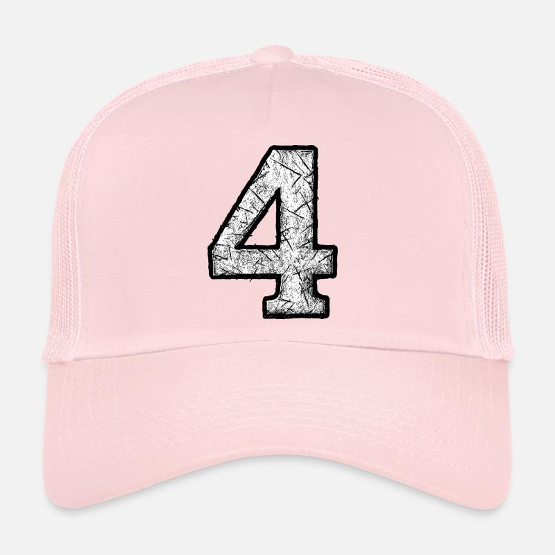 Four Grunge Scratches Design Trucker Cap