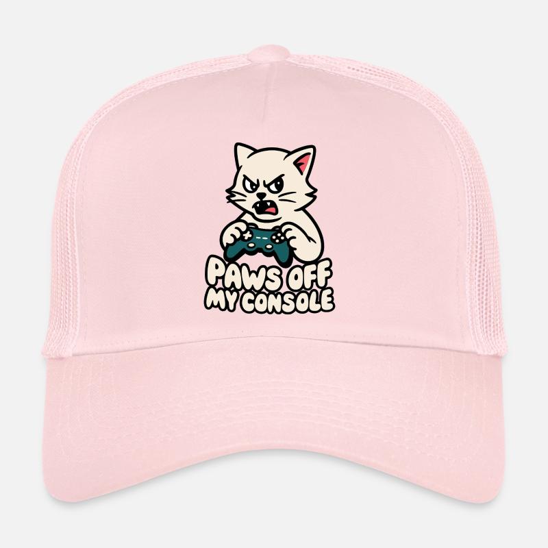 Les pattes loin de ma console Casquette trucker 