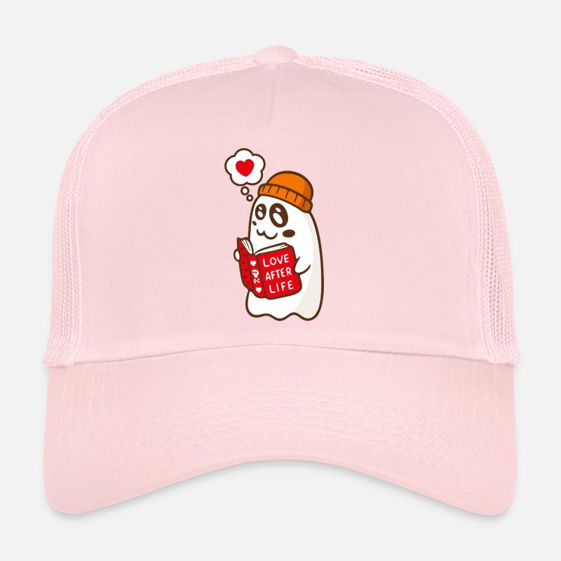 Gruseliges süßes Geisterlese-Liebesbuch Trucker Cap