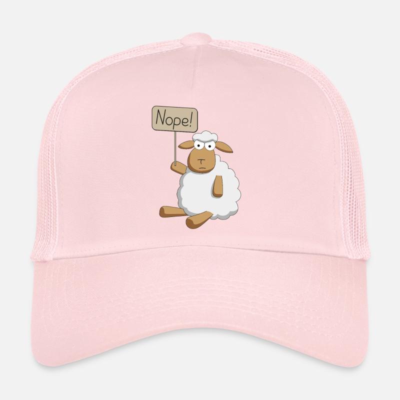 Non! - moutons protestataires Casquette trucker 