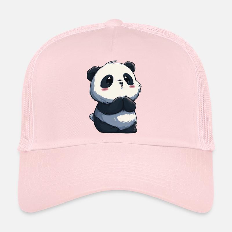 Innocent cute panda, adorable for lovers Trucker Cap