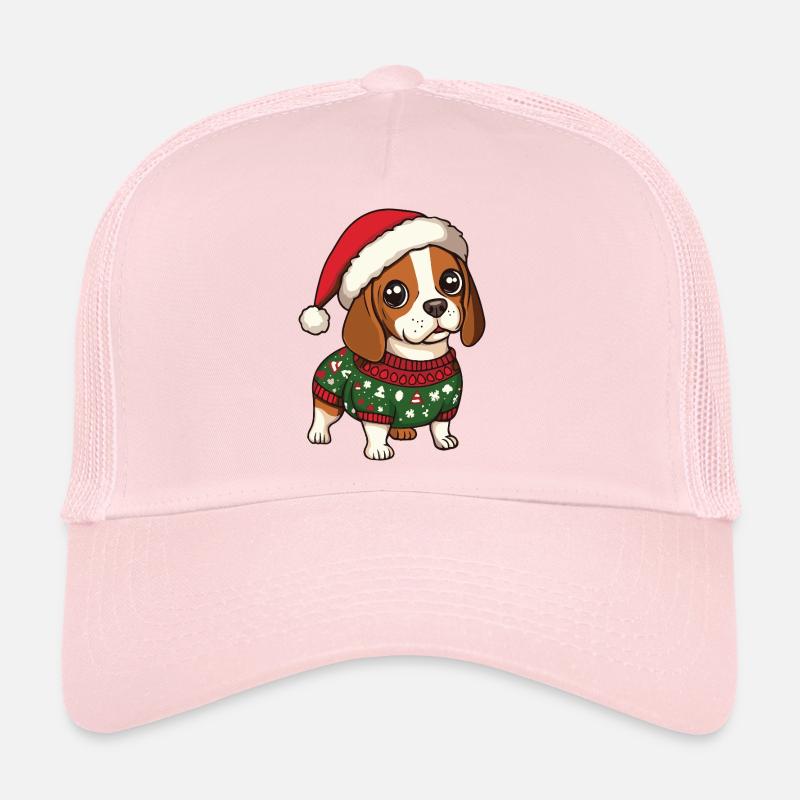 Beagle Hund Weihnachten Trucker Cap