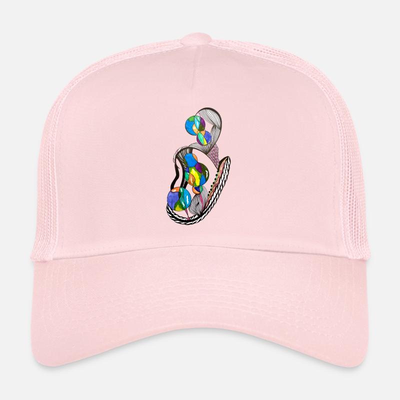 Knotenballons Farbenspiel - Trucker Cap - Hellrosa