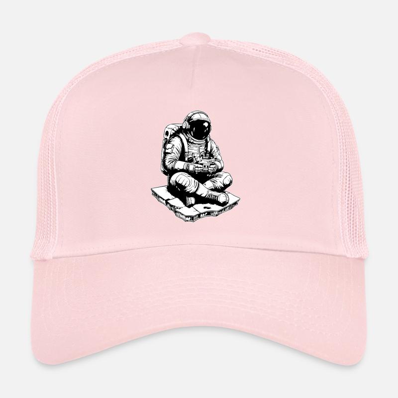 Astronaute Gaming Console Espace Casquette trucker 
