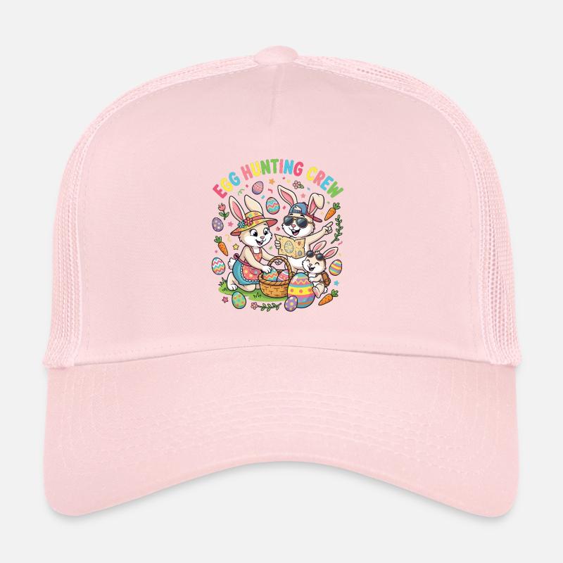 Hosterhasen Familie -Eier Sammler Trucker Cap