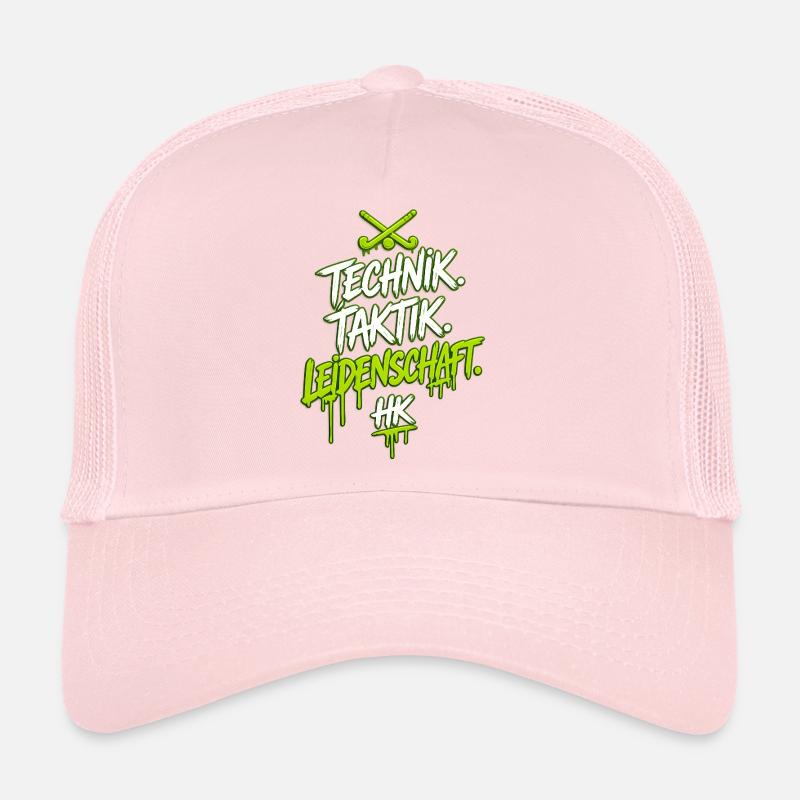 Technology. Tactics. Passion. - Trucker Cap - pale pink