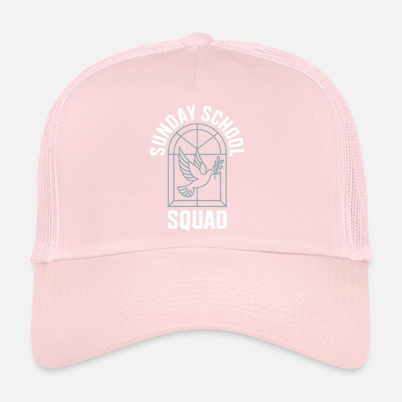 Emblème de l’escouade de l’école du dimanche Casquette trucker 