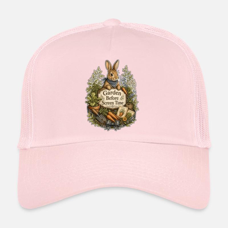 Garden Before Screen Time Trucker Cap