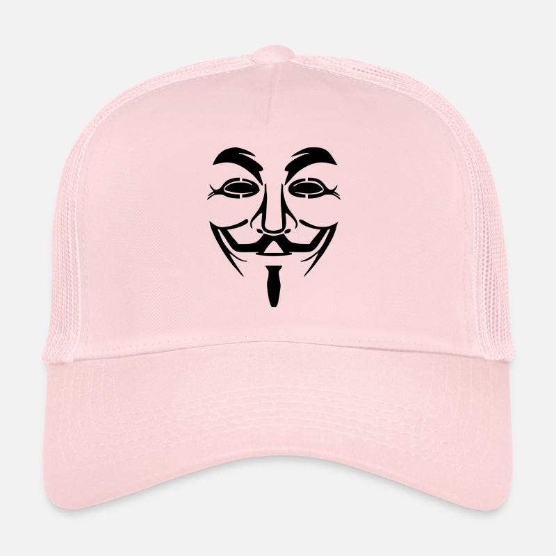Vendetta mask - Guy Fawkes (Anonymous) Trucker Cap