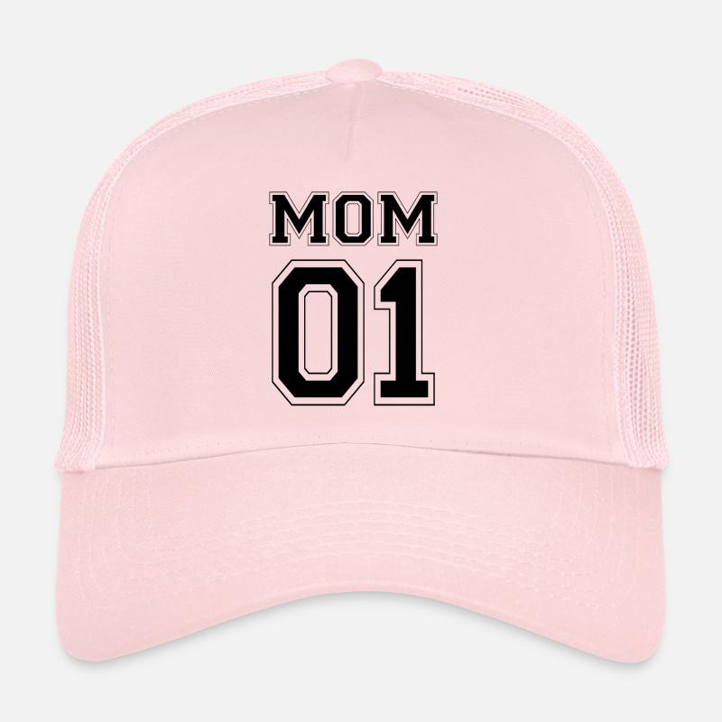 MOM 01 - Black Edition - Casquette trucker  - rose pâle