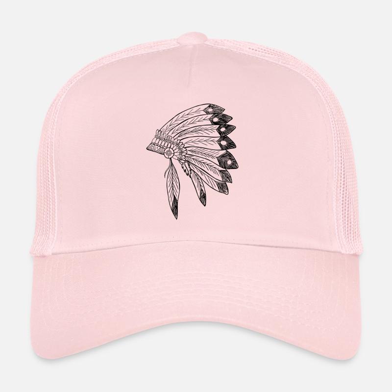 couvre-chef de bijoux indiens Casquette trucker 