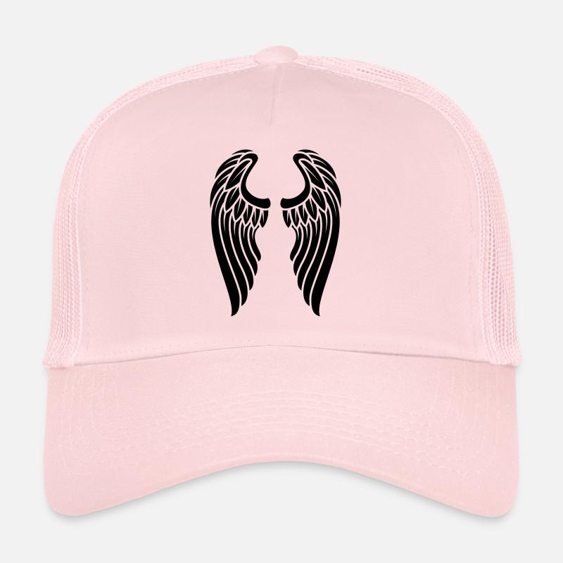 Angels Wings Logo - Trucker Cap - pale pink
