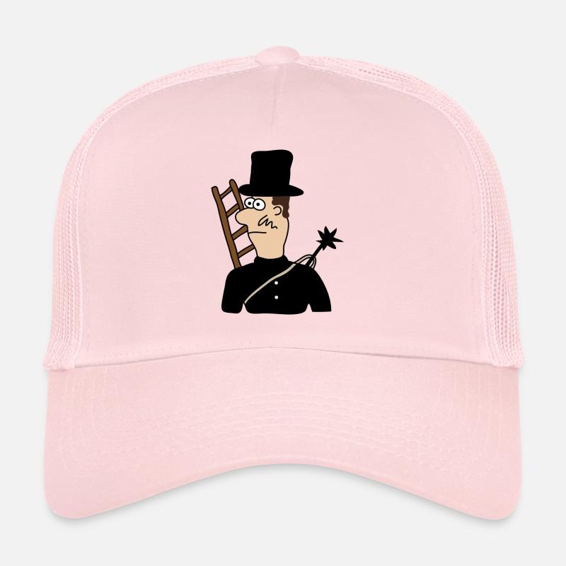 Schornsteinfeger | Schornstein Glücksbringer Glück - Trucker Cap - Hellrosa