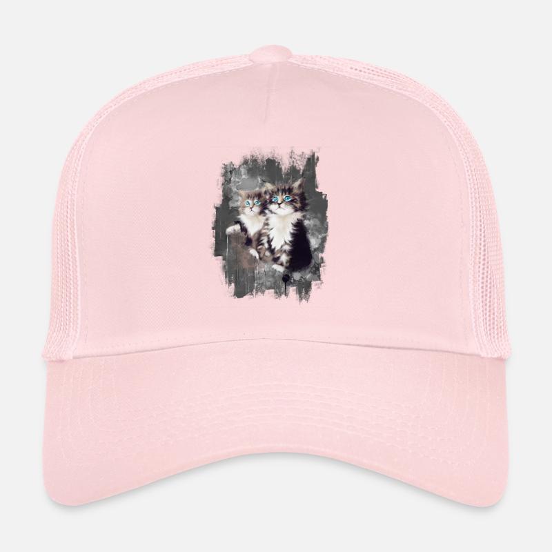 Kätzchen - Trucker Cap - Hellrosa