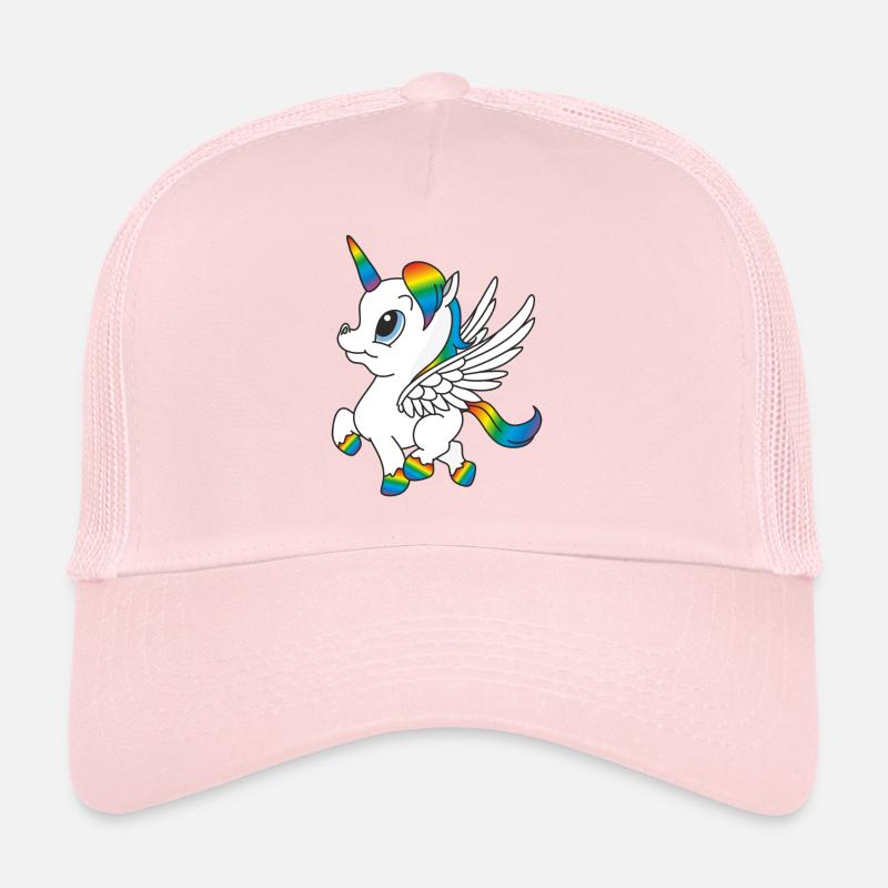 Regenbogen Einhorn, Pegasus Trucker Cap