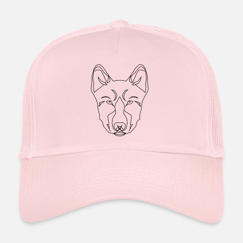 Stylized Dog Trucker Cap