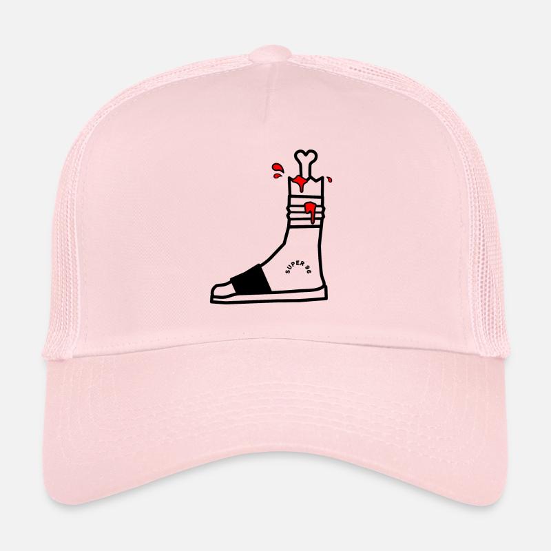 Foot Slap - Trucker Cap - pale pink