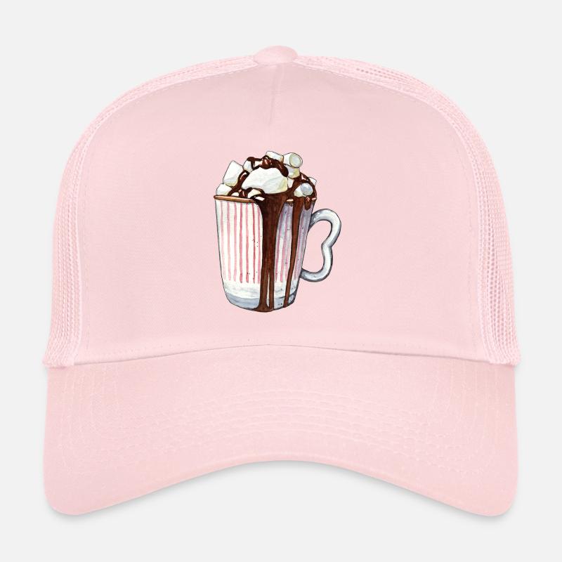 Marshmallow cocoa Trucker Cap