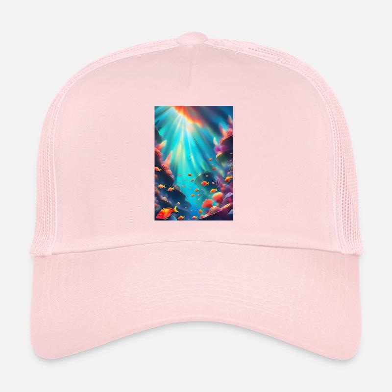 Underwater coral reef Trucker Cap